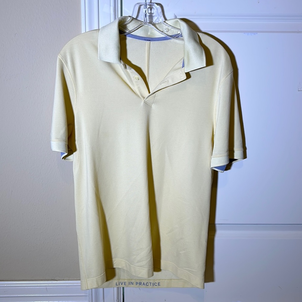 Lululemon Yellow Polo